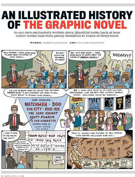 An Illustrated History Of The Graphic Novel Phillip Marsden