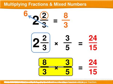 Ppt Multiplying Fractions And Mixed Numbers Powerpoint Presentation