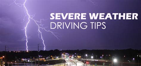 Kansas Transportation Severe Weather Driving Tips