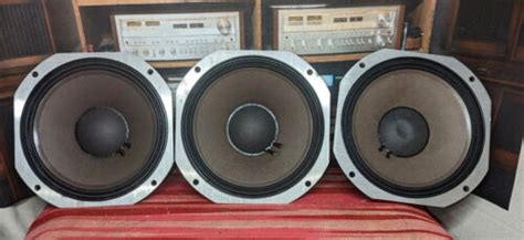 3 Jbl 2123h Speakers With Cast Frames Large Vented Magnets And Cloth