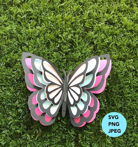 3d Butterfly Cricut Pin On 3d Butterfly Svg By Wonderfullymadesvg