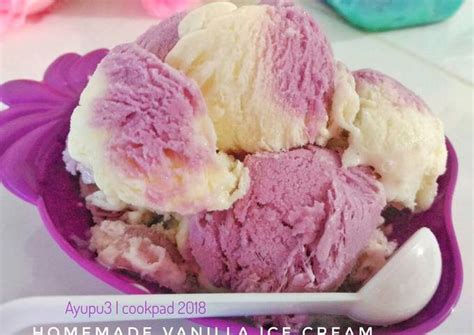 Resep Es Krim Vanilla Homemade Vanilla Ice Cream Oleh Ayu Putri Irianto Cookpad