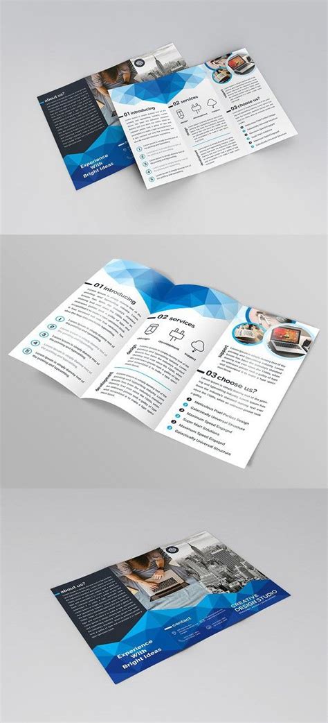 All kind of brochure mockups. Multi Tri-Fold Brochure (With images) | Trifold brochure ...
