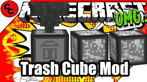 Minecraft Mods Trash Cube Mod 1122 Youtube