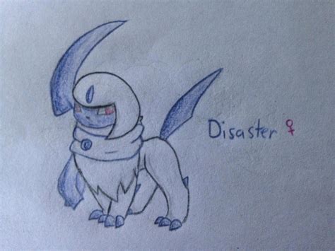 Disaster The Hunter Absol By Poppywolfmoon On Deviantart