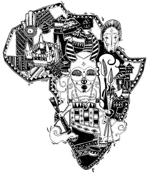 More images for printable africa map coloring pages » Free coloring page coloring-adult-africa-difficult-map ...