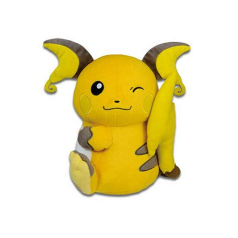 Pokemon Alolan Raichu Character 10 Dx Plush Toy Soft Doll Collection