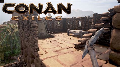 In the menu (use esc), go to settings > server settings. Conan Exiles - "Base Build - Walls and Furnace" Ep3 - YouTube