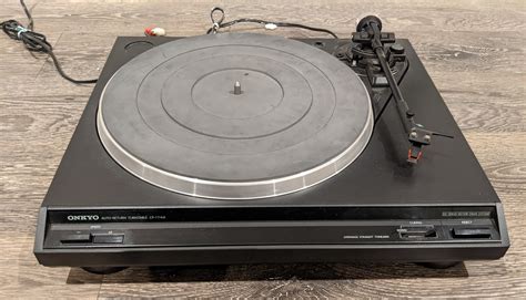 Vintage 80s Onkyo Auto Return Turn Table Cp 114a Record Player Etsy