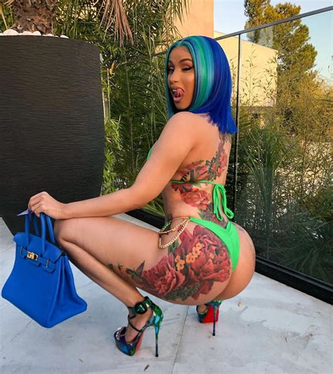 Cardi B Shamelessly Demonstrated Her Sexy Tattoos And Told