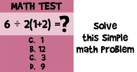 Whats The Answer To This Simple Math Problem Doyouremember