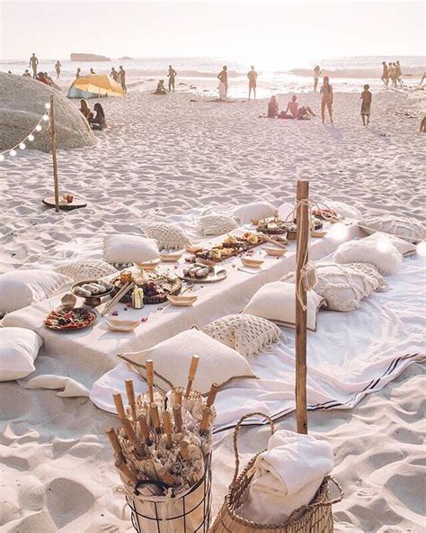 Absolutely Loving This Beach Picnic Setup 🐚our August Effects Pillows