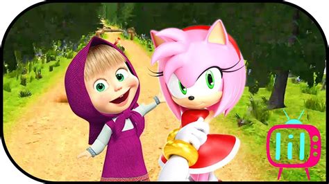 Who Is Faster Masha Vs Amy Rose👛 Sonic Boom Android Ios Gameplay