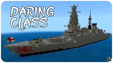 How To Build A Destroyer Ship In Minecraft Type 45 Daring Class