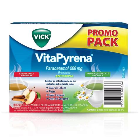 Vick Pyrena Mix Cajilla 5g 2 Pack