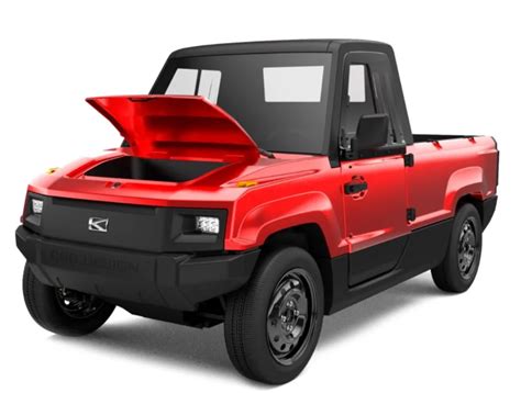 China 2 Seats 4 Wheel Cheap Price 72v 4kw Truck Electric Pickup With