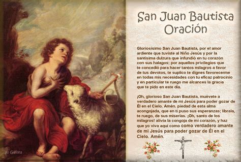 Imágenes Religiosas De Galilea Oración A San Juan Bautista