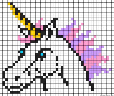 Pixel Art Facile Licorne Cute Pixel Art Unicorn Pixel Art Facile