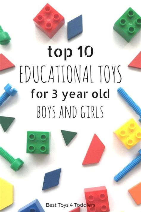 Top 10 Educational Toys For 3 Year Old Boys And Girls 3 Year Old Toys