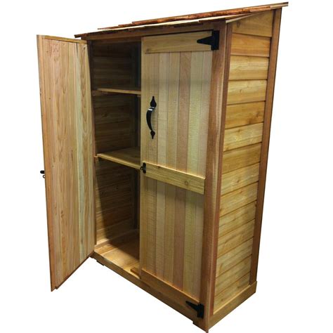Outdoor Living Today 4 Ft X 2 Ft Cedar Garden Storage Shed Gc42 The