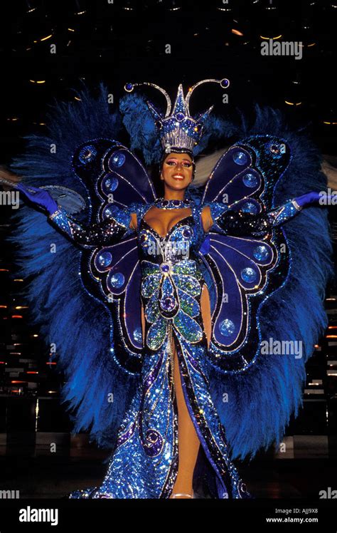 Brazilian Woman Brazilian Woman Dancer Carnival Costume Nightclub