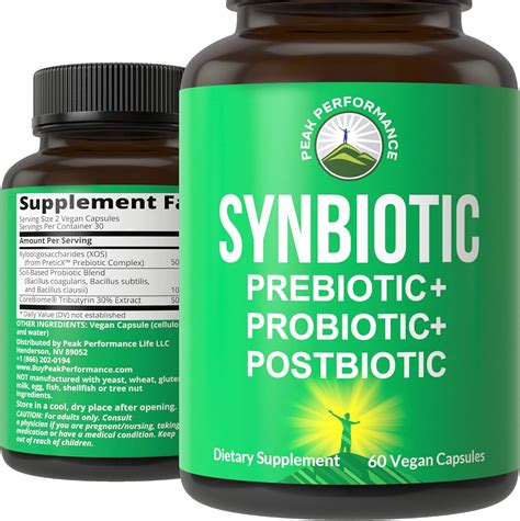 Buy Synbiotic Prebiotic Probiotic Postbiotic 3 In 1 Supplement
