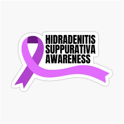 Hidradenitis Suppurativa Awareness Sticker For Sale By S1998ara