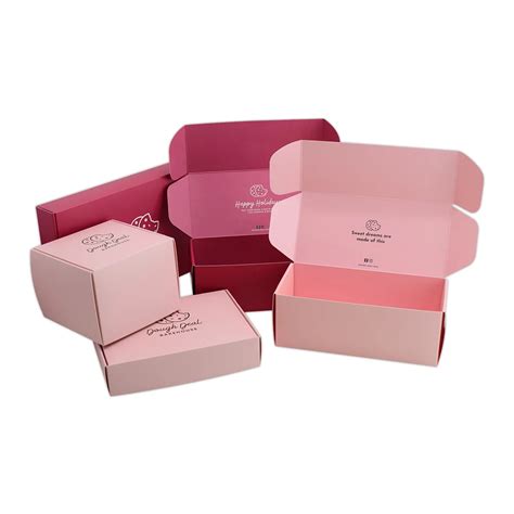 Wholesale Custom Logo Bakery Packaging Food Grade Pink Paper Mochi