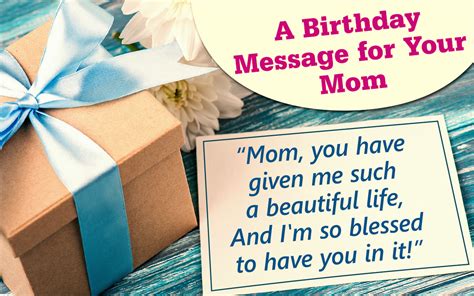 Send birthday greetings to your lady boss for her special day. Birthday Wishes for Mom to Tell Her What She Means to You ...