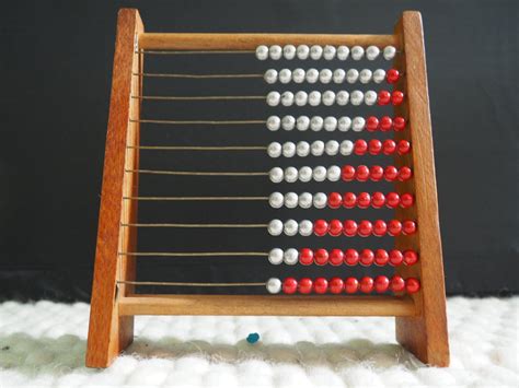 Vintage Abacus Counting Beads By Vivavienna On Etsy