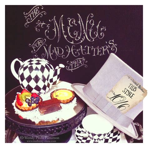 Mad Hatters Tea Party Clip Art Library