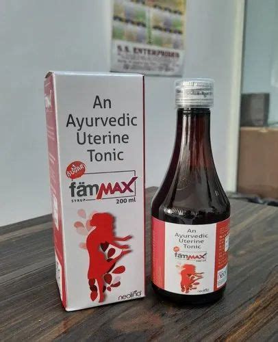Syrup Ayurvedic Uterine Tonic Packaging Type Bottle Packaging Size