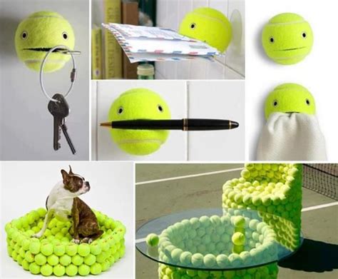 30 Creative Design Ideas To Reuse And Recycle Tennis Balls Diyideas