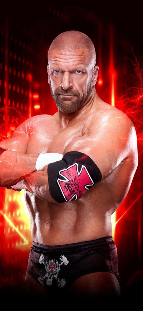 1125x2436 triple h wwe 2k19 iphone xs iphone 10 iphone x hd 4k wallpapers images backgrounds
