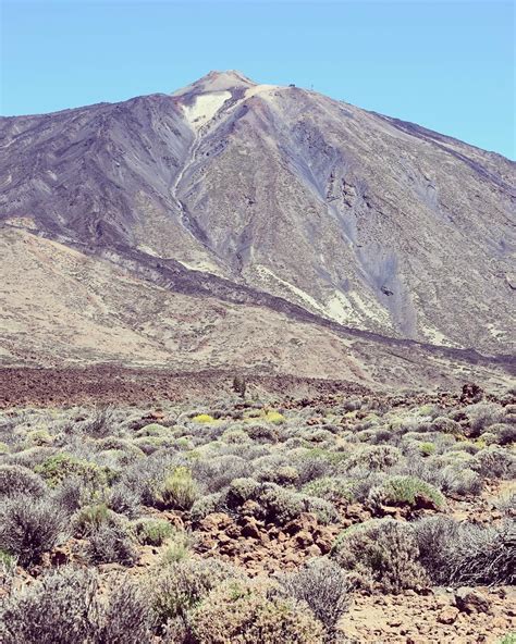Der Pico Del Teide Ist Das Wahrzeichen Teneriffas Und Mit 3718m Der