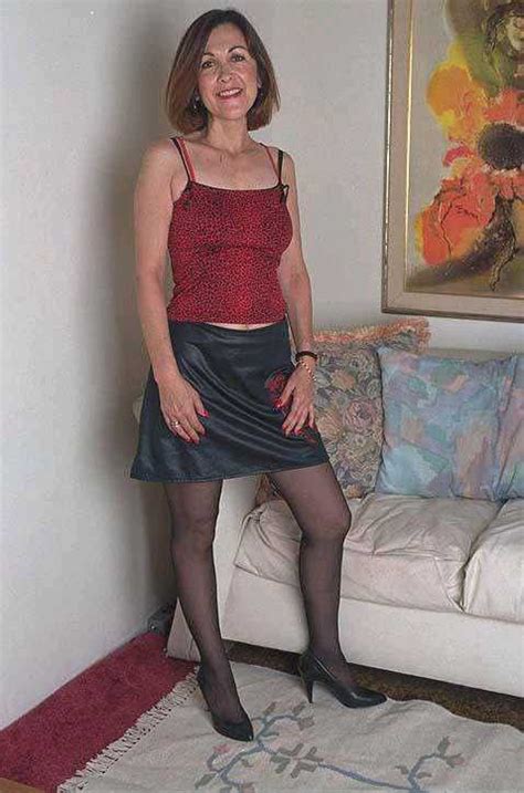 Hairy Leather Skirt Olds Skirts Fashion Moda Leather Skirts