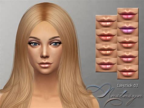 The Sims Resource Lipgloss 07 By Nastasya • Sims 4 Downloads Lip