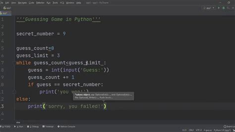 Sep 08, 2020 · in this article, we will use random module to make a word guessing game. Guessing Game in Python - YouTube