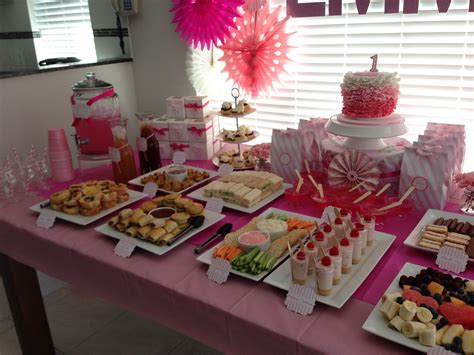 Pin By Heather Williams On Kids Party Pink Themed Pink Party Foods