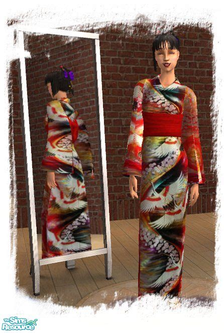 The Sims Resource Maxis Kimono Recolour