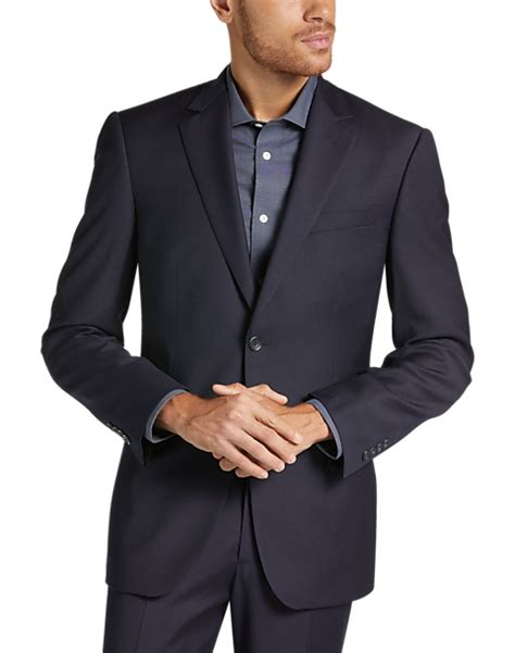Pronto Uomo Platinum Modern Fit Suit Navy Mens Sale Mens Wearhouse