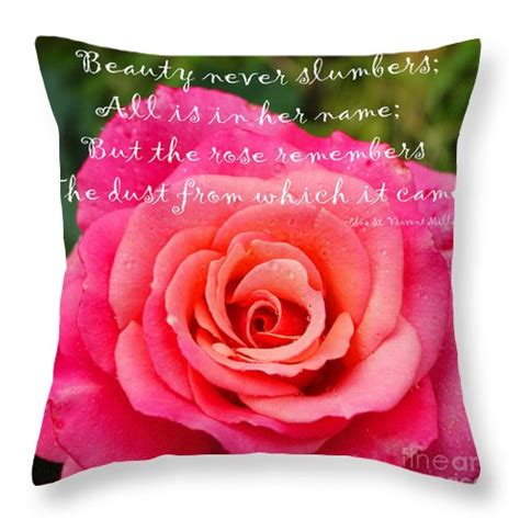 Gentle Rose Beauty Florist Gardener Throw Pillow For Sale By