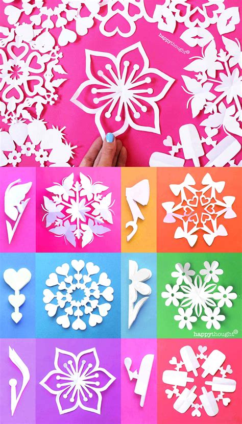 Valentine Snowflake Templates Easy Homemade Diy Tips Instructions