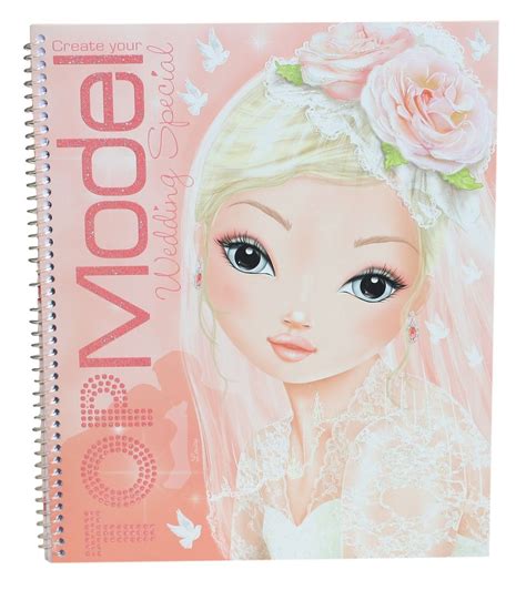 The popular topmodel product series is one hundred per cent jolly and colourful, creative and up to date! Kleurboek Topmodel - Create Your Wedding | Cadeautjes.nl