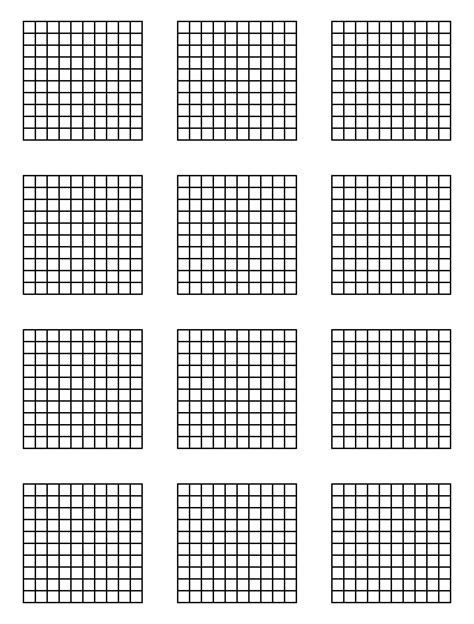 4 Best Images Of 10 By 10 Grids Printable Blank 100 1010 Grids
