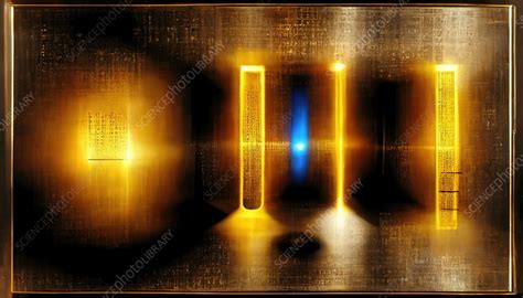 Quantum Computing Conceptual Illustration Stock Image C0561529