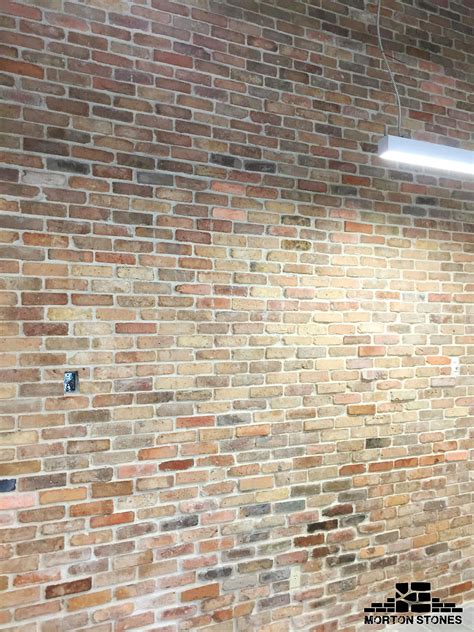 An Amazing Brick Veneer Accent Wall Mortonstones Brick