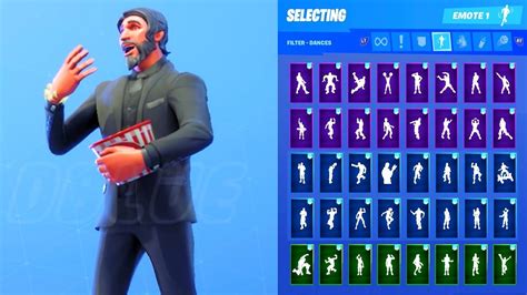 The Reaper Skin Showcase With All Fortnite Dances And Emotes Youtube