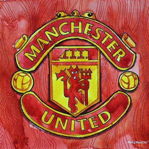Manchester united football club is a professional football club based in old trafford, greater manchester, england, that competes in the premier league, the top flight of english football. Manchester United Wappen : Manchester United Print Crests ...