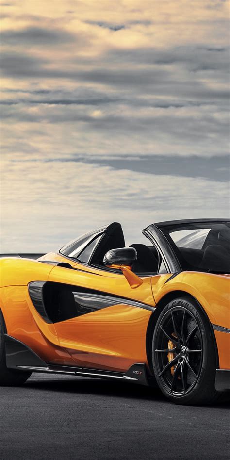 Download Orange Mclaren 600lt Sports Car 1080x2160 Wallpaper Honor